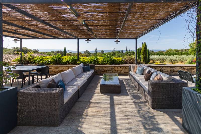 Terrasse avec vue