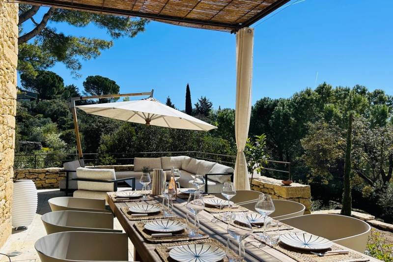 Terrasse avec vue