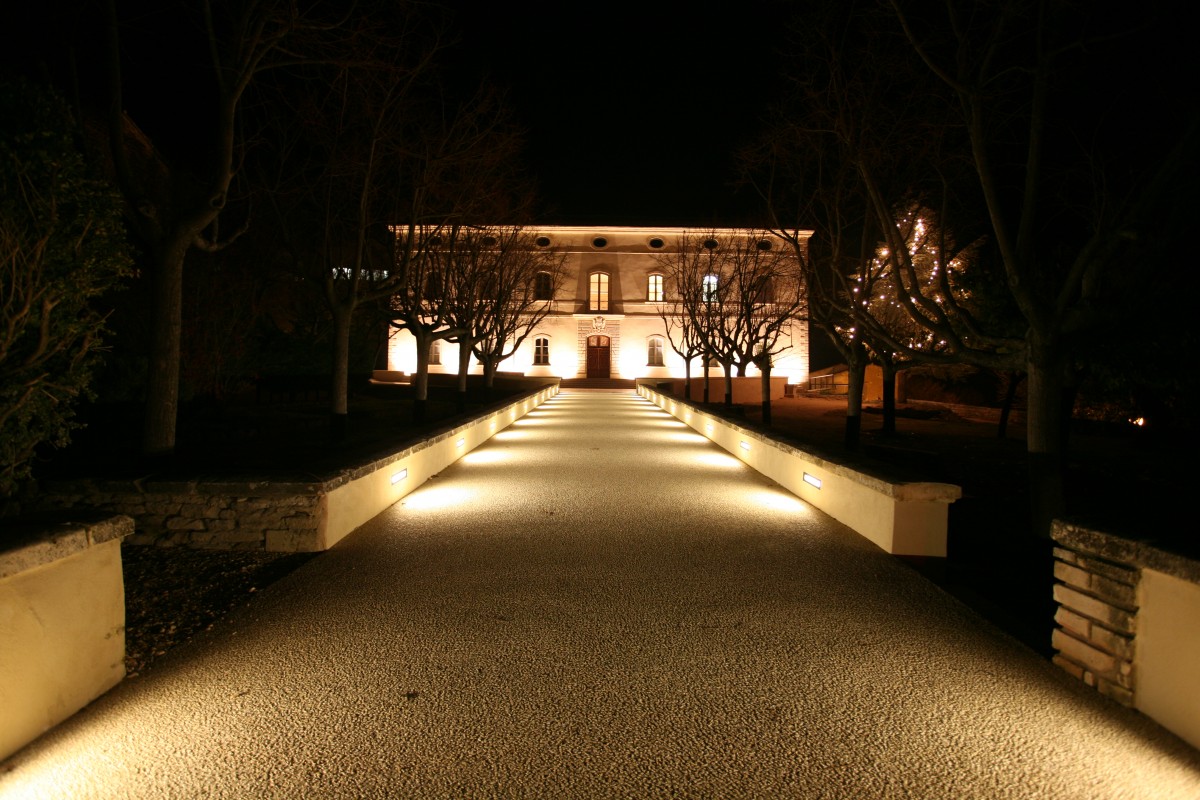 Gords town office by night
