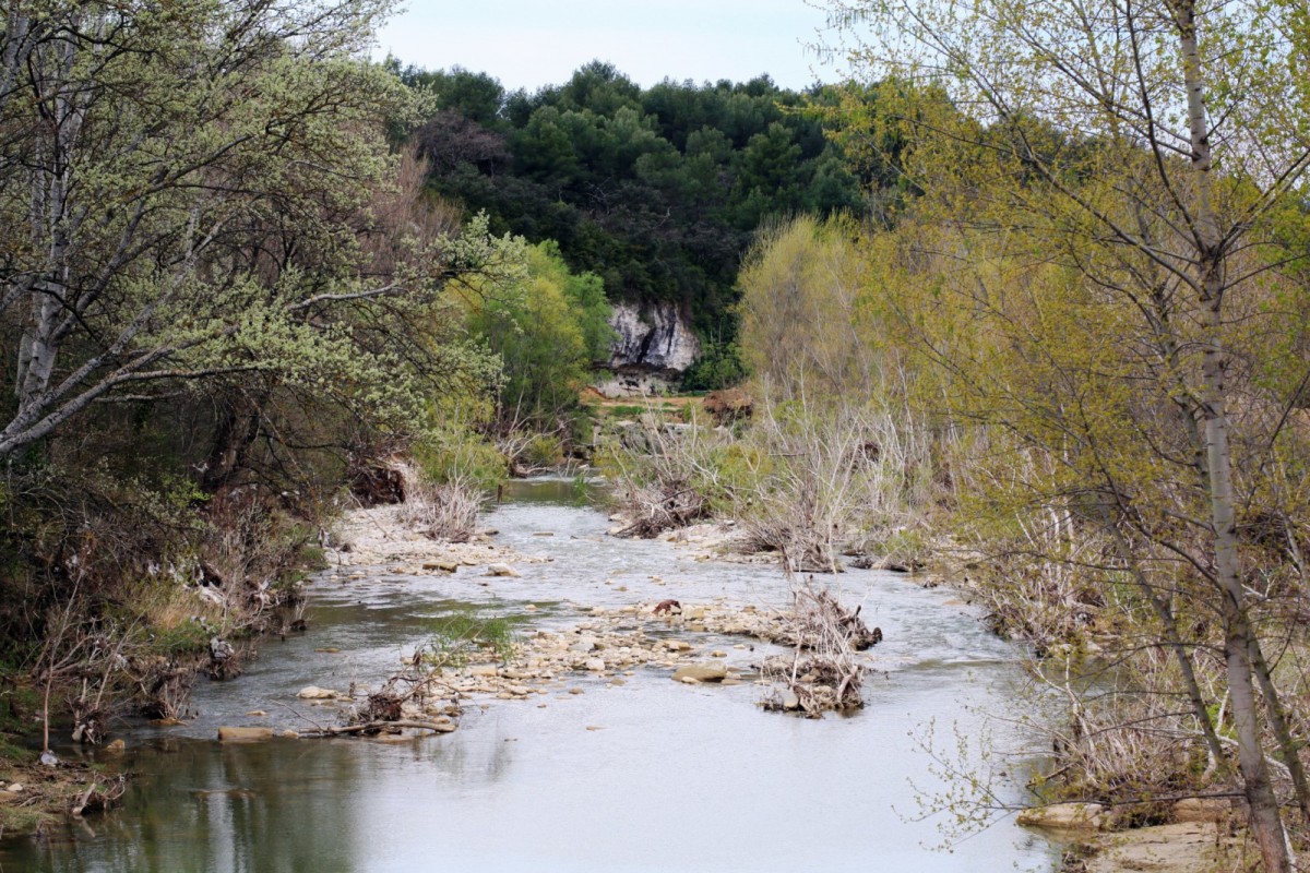 Le Calavon en face des Beaumettes, Luberon