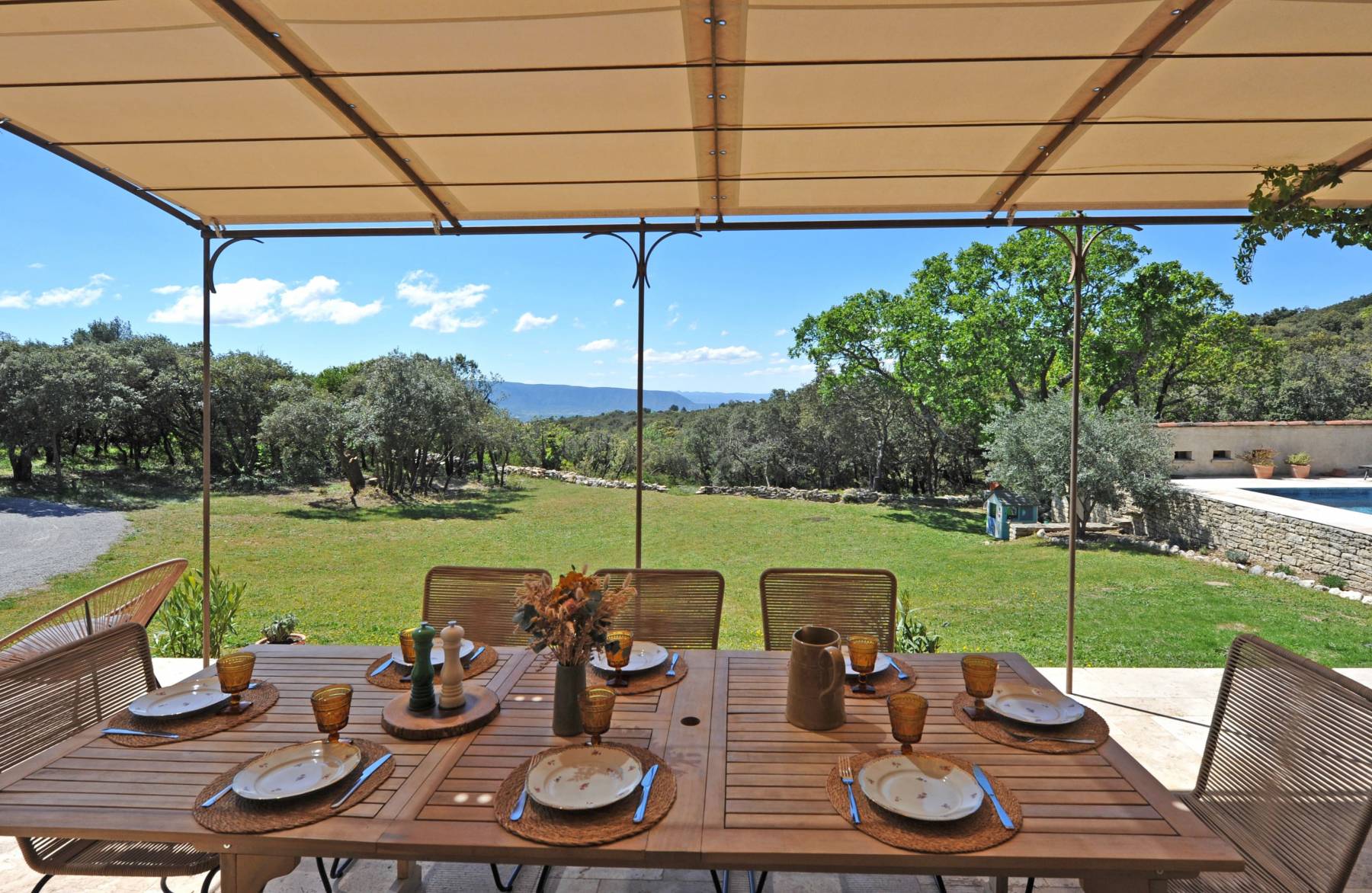 Terrasse avec vue