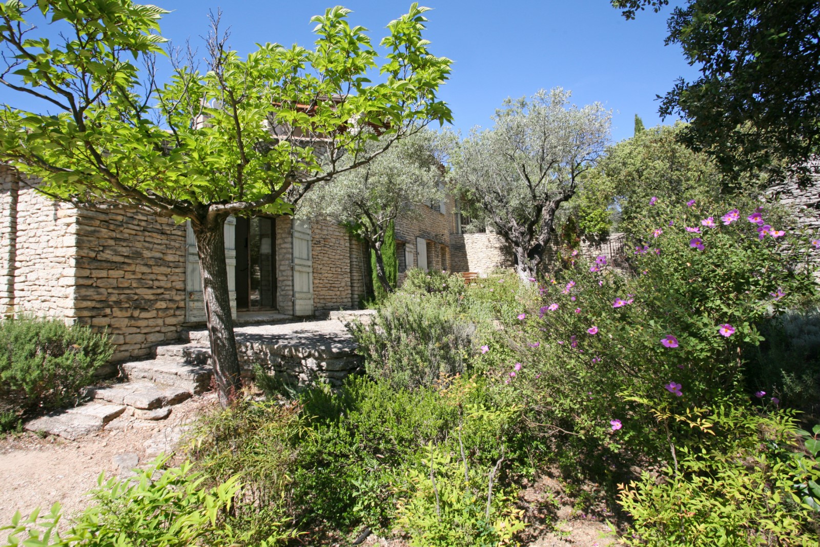 Extérieurs en nature de garrigue