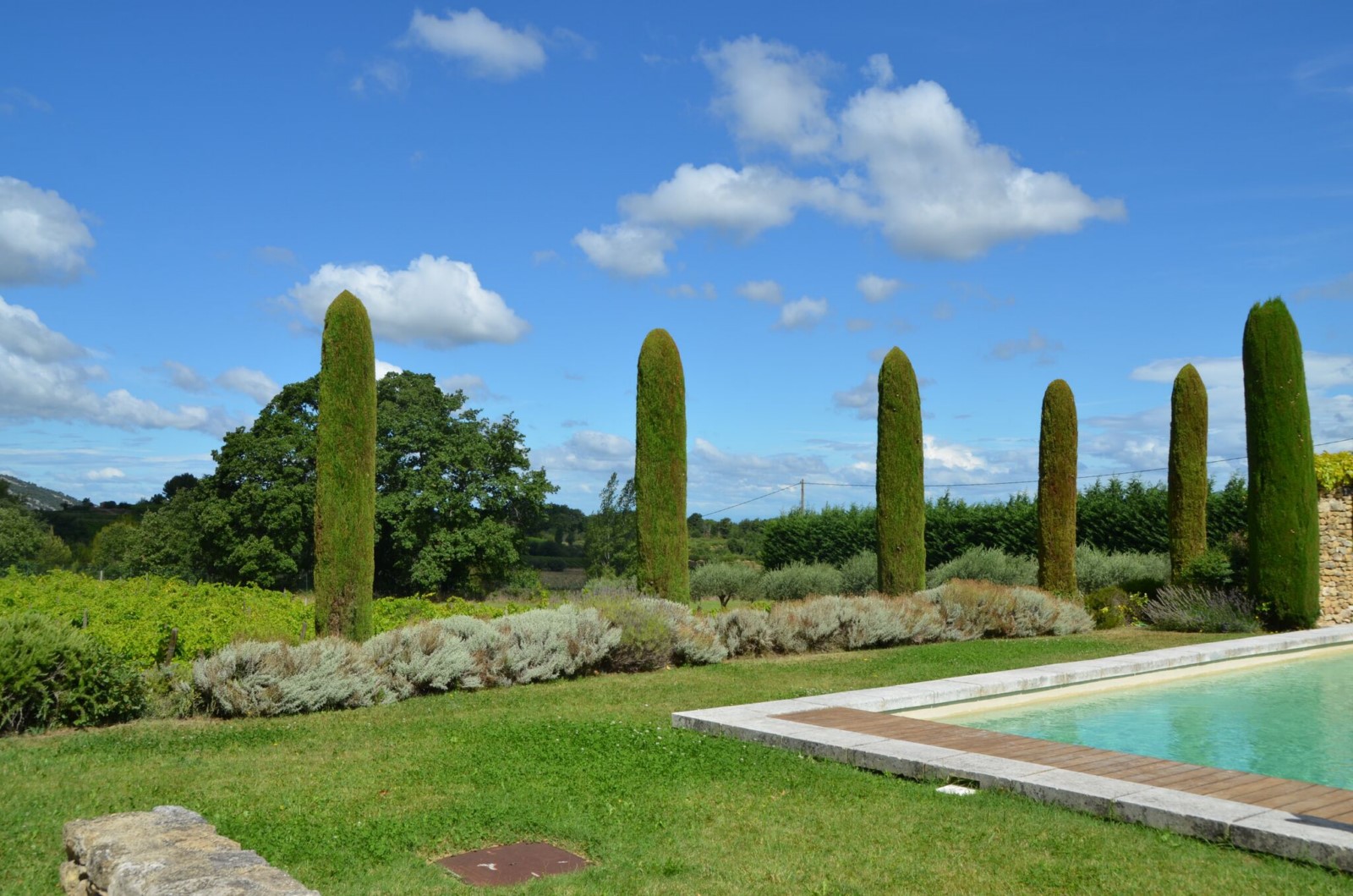 Belle vue depuis la piscine
