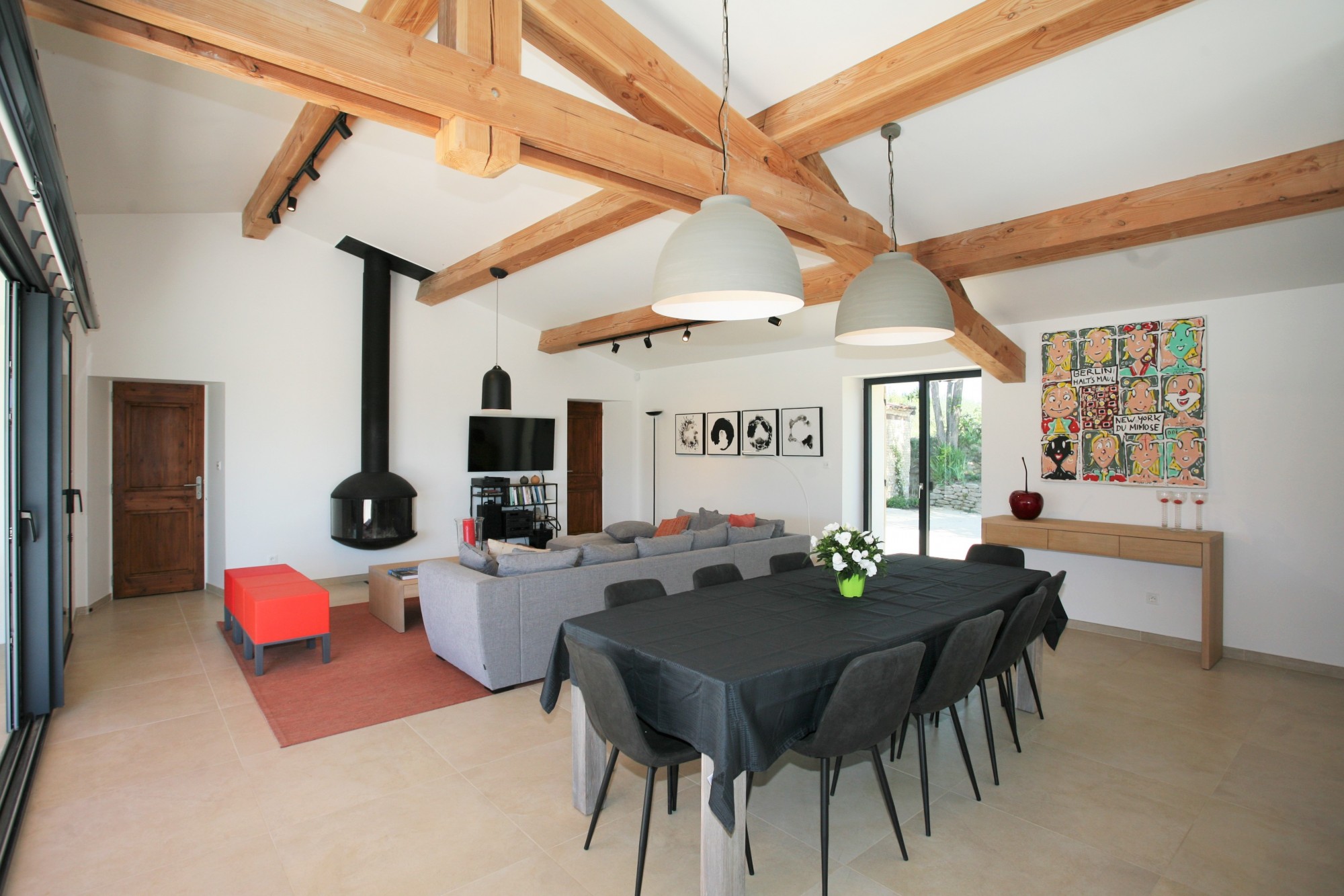 à Gordes, maison avec très belle vue sur le Luberon   